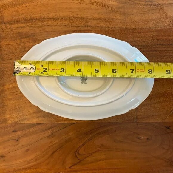 Vintage The Franklin Gravy Boat by Hutschenreuther Bavaria Germany US Zone - Picture 8 of 12